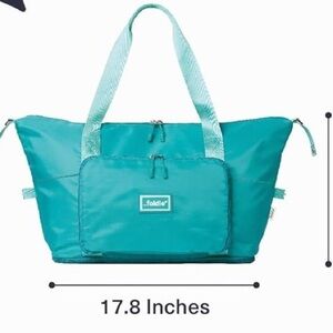 Foldie Travel Tote Bag TEAL